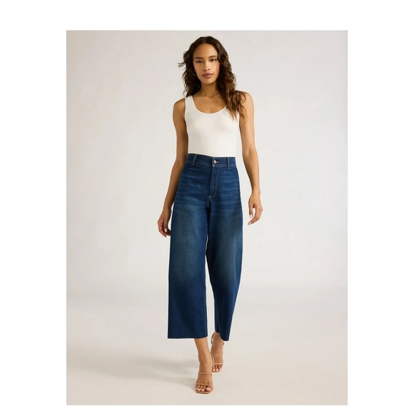 Sofia by Sofia Vergara Dark Blue Flare Jeans - Picture 3 of 7